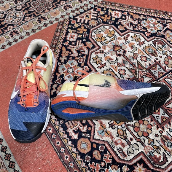 Nike Metcon 7 AMP 'Multicolor' Sunset Pink Blue Unisex Size Men’s 8 Women’s 10 - Picture 4 of 11